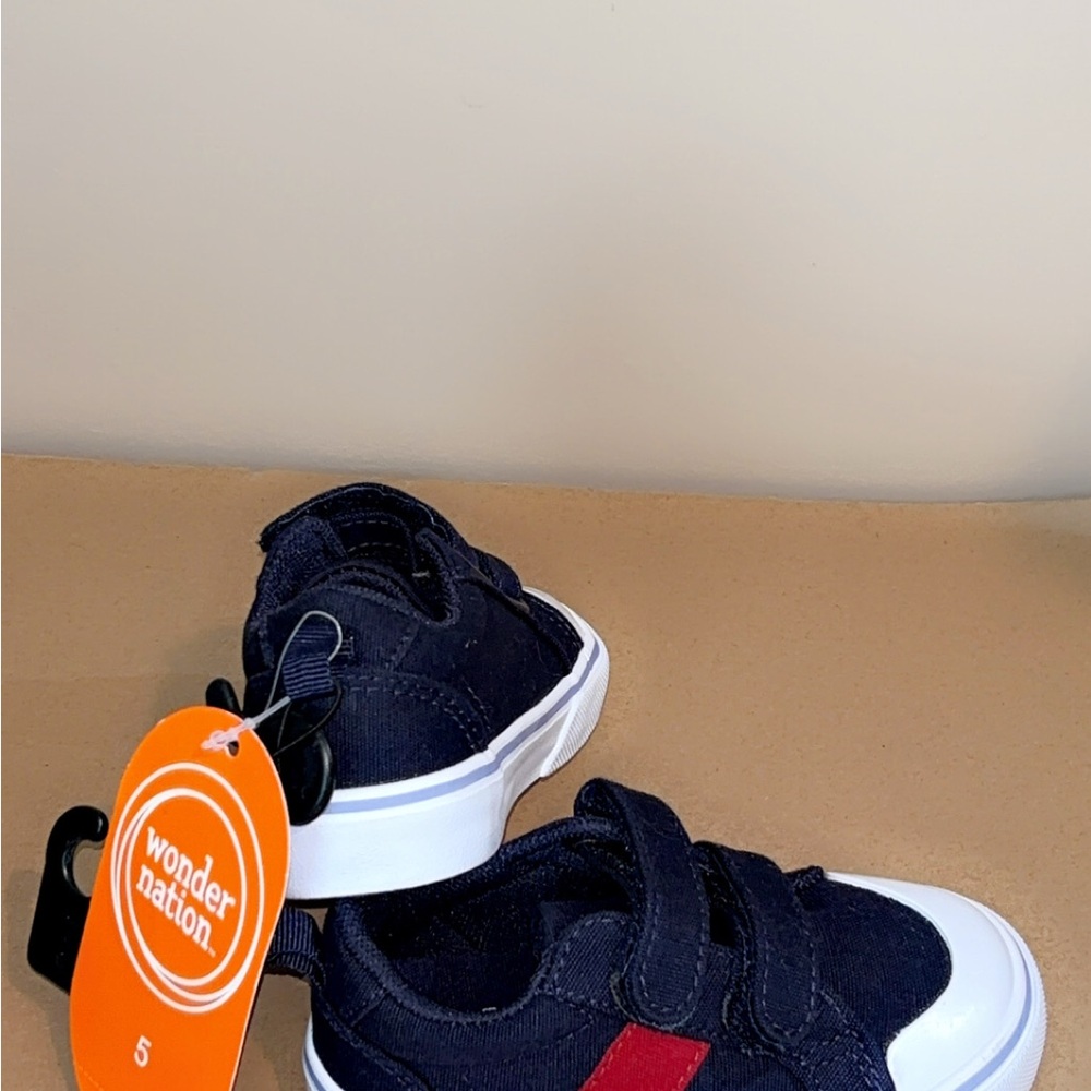 Wonder Nation Blue and Red Baby Walker Sneakers Velcro Closure